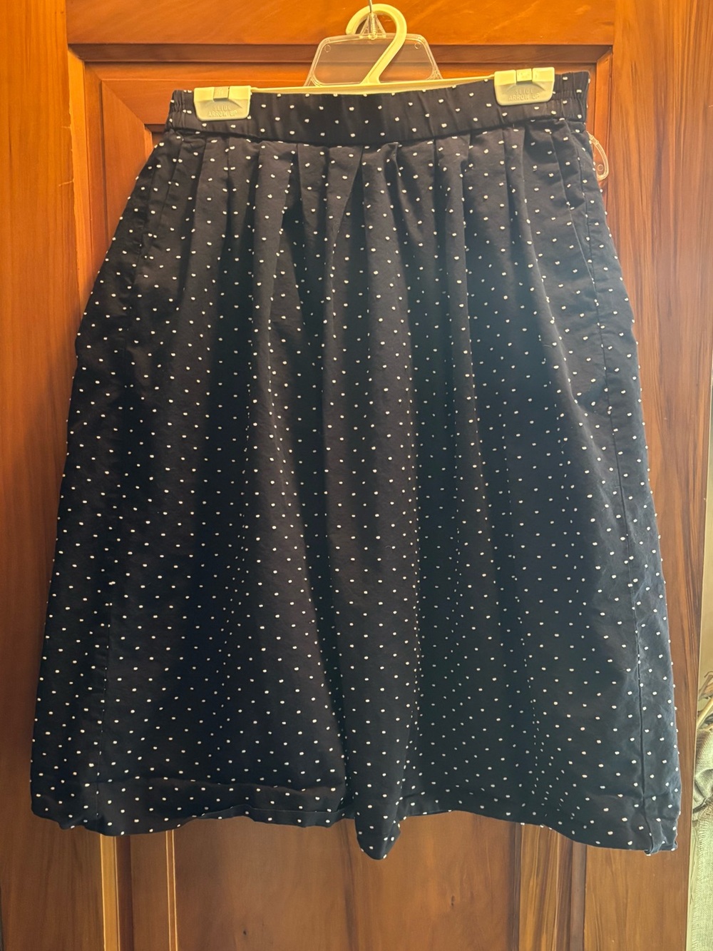 J Crew polka dot skirt!